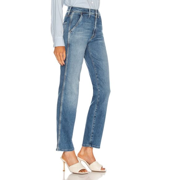 MOTHER High Waisted Utility Denim Jeans NWT Size 30 Anthropologie - Picture 3 of 16